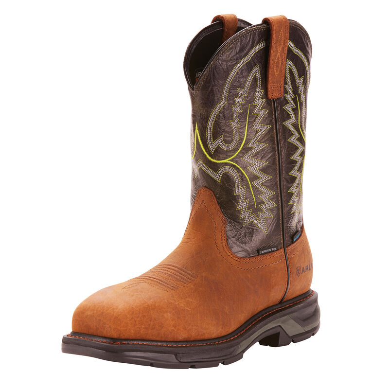 Ariat Arbeitsschuhe Herren - Workhog Xt Waterproof Carbon Toe Braun ( ZCYHJ-5870 )